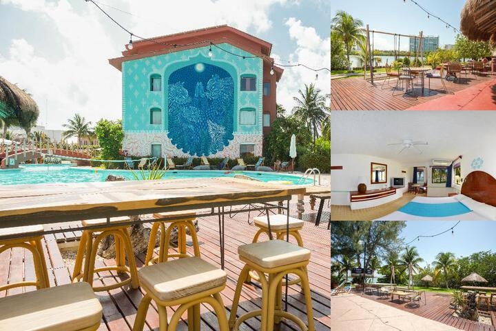 Hotel Cancun Clipper Club photo collage