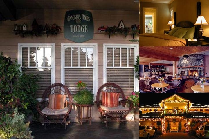 Cambria Pines Lodge photo collage
