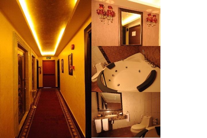Queen's Suite Hotel photo collage