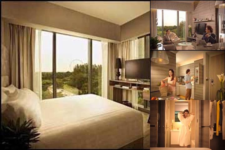 Pan Pacific Serviced Suites Beach Road Singapore photo collage