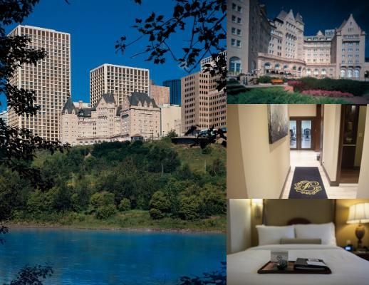Fairmont Hotel Macdonald photo collage