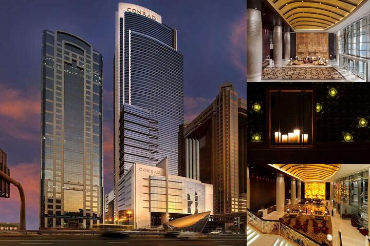 Conrad Dubai photo collage