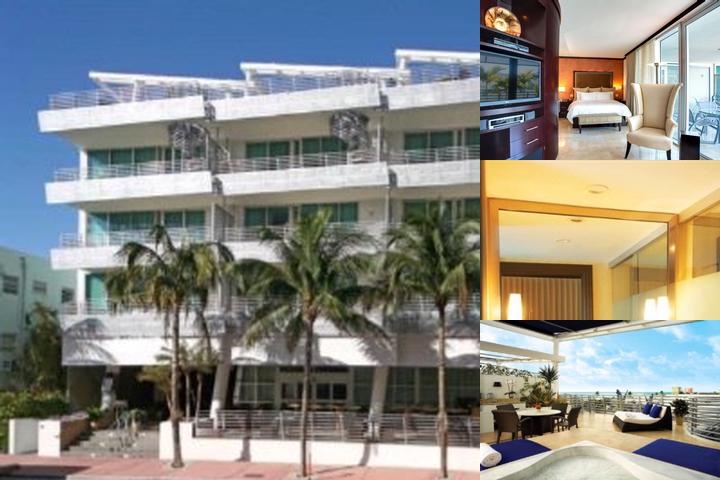 De Soleil Hotel on Ocean Drive photo collage
