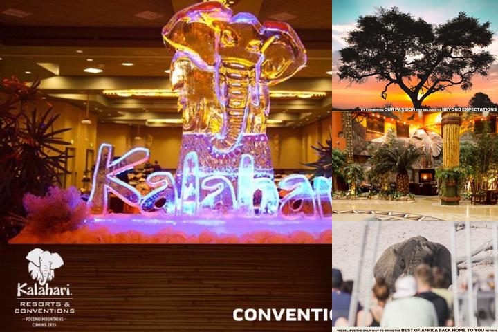 Kalahari Resorts & Conventions Pocono Mountains photo collage