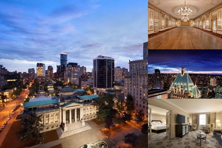 The Fairmont Hotel Vancouver photo collage