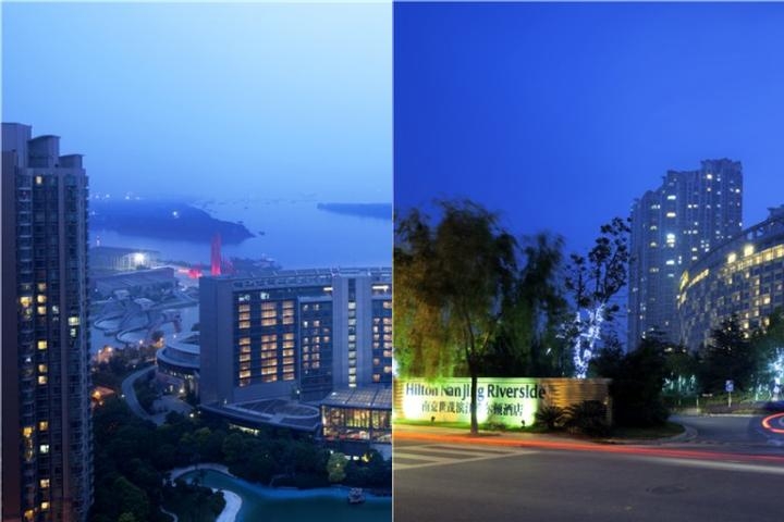 Hilton Nanjing Riverside photo collage