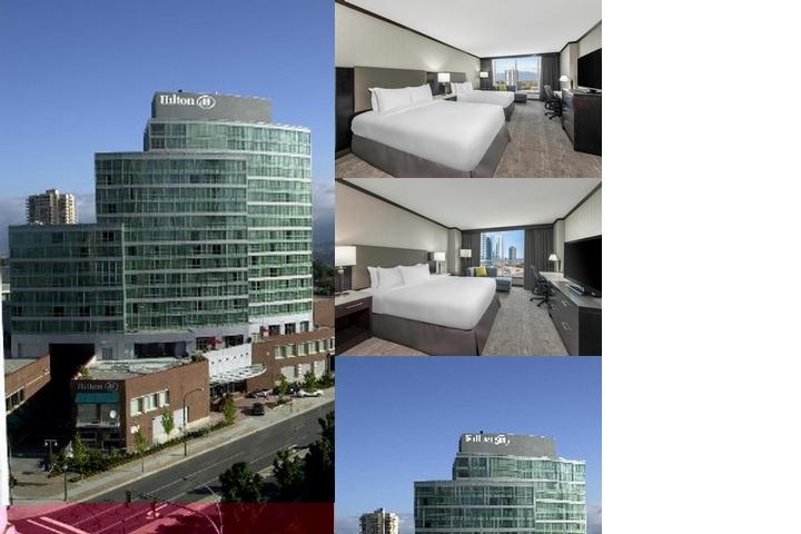 Hilton Vancouver Metrotown photo collage