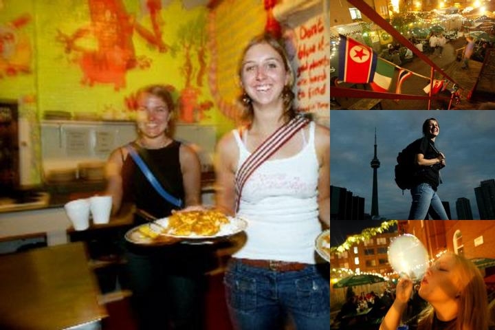 Global Village Backpackers photo collage
