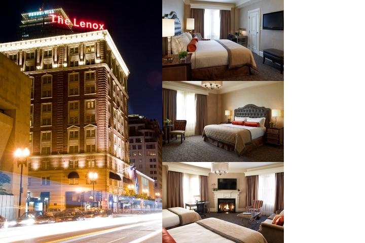 The Lenox Hotel Boston photo collage