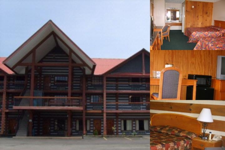 Timbers Log Motel photo collage