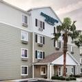 Exterior of WoodSpring Suites Jacksonville East 295 Cruise Port