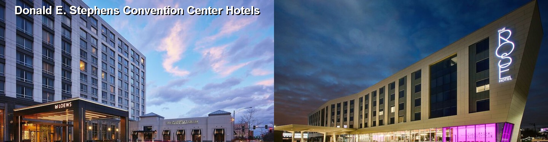 5 Best Hotels near Donald E. Stephens Convention Center