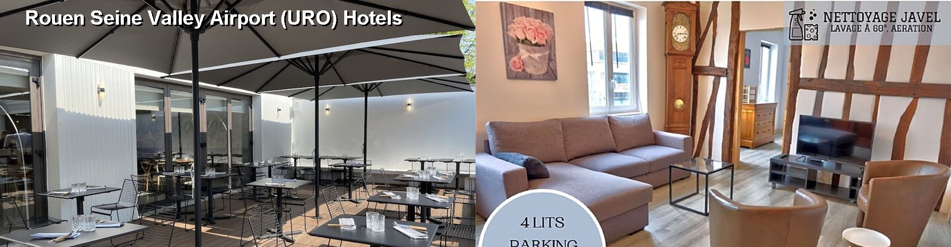 5 Best Hotels near Rouen Seine Valley Airport (URO)