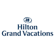 Brand logo for Hilton Grand Vacations on the Las Vegas Strip
