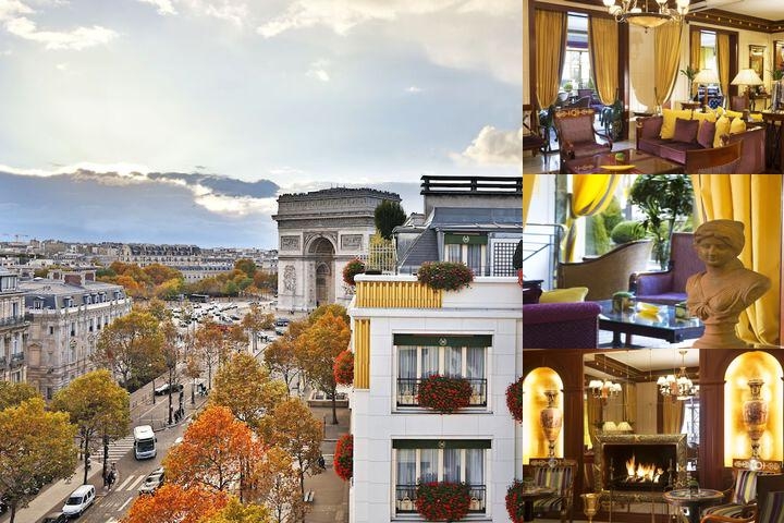 Hotel Napoleon Paris Champs Elysées photo collage