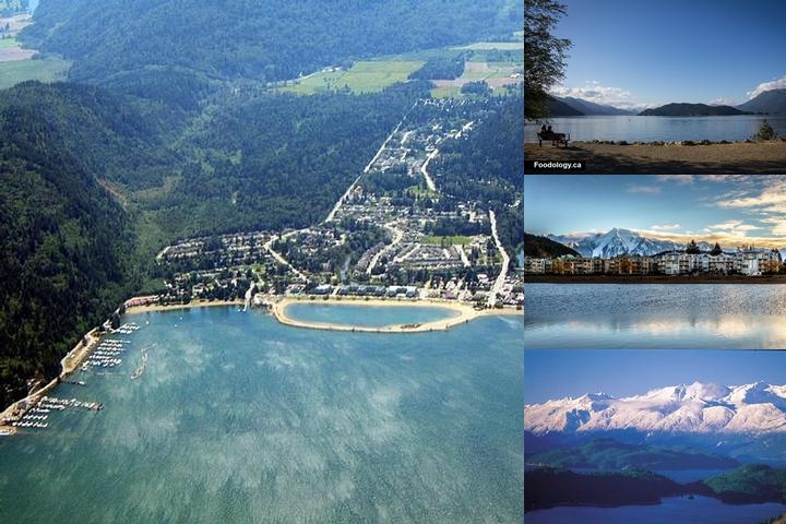Harrison Lake Hotel photo collage