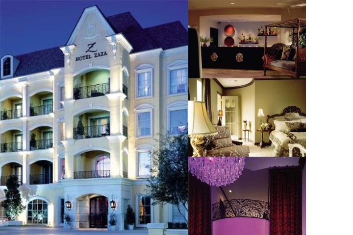 Hotel Zaza Dallas photo collage