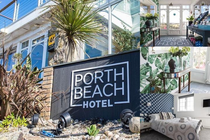 Porth Beach Hotel photo collage