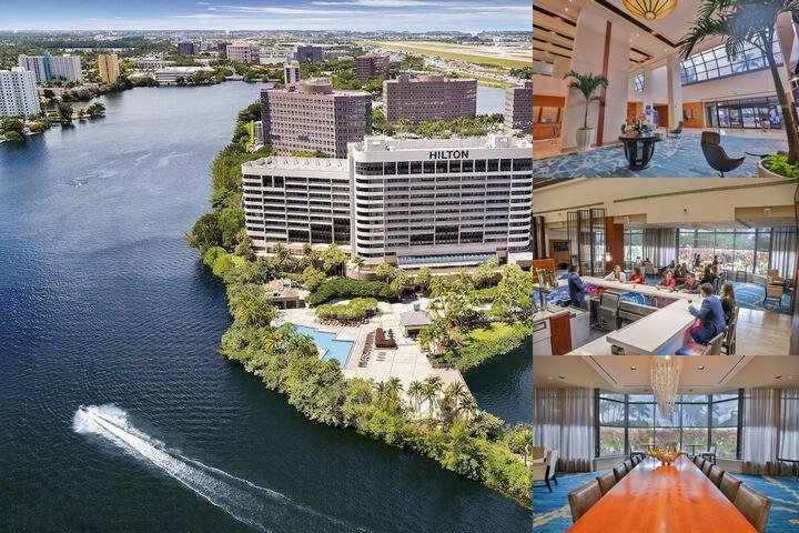 Hilton Miami Airport Blue Lagoon photo collage