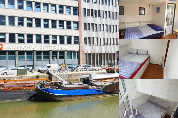 Boat Hotel Rotterdam photo collage