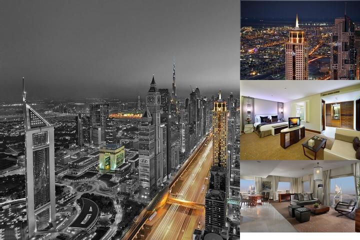 The Tower Plaza Hotel Dubai photo collage
