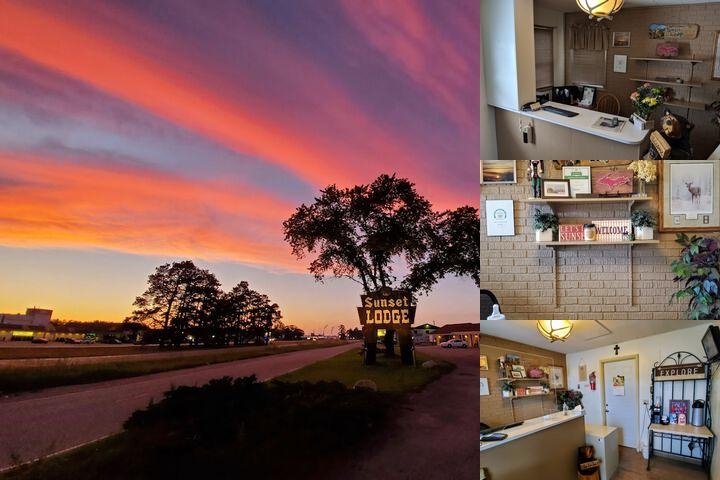 Sunset Lodge Escanaba photo collage