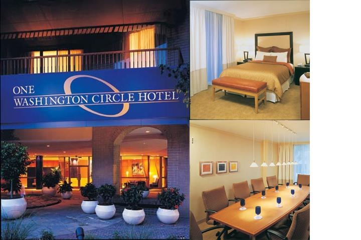 One Washington Circle Hotel photo collage