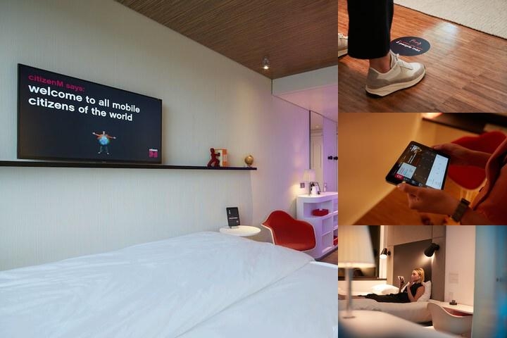 citizenM Schiphol Airport photo collage