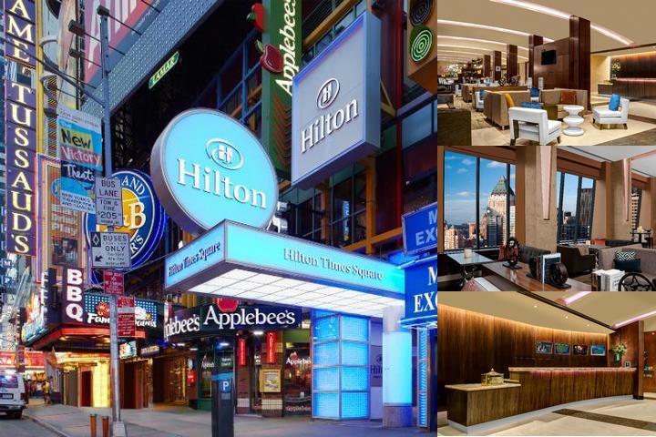 Hilton Times Square photo collage