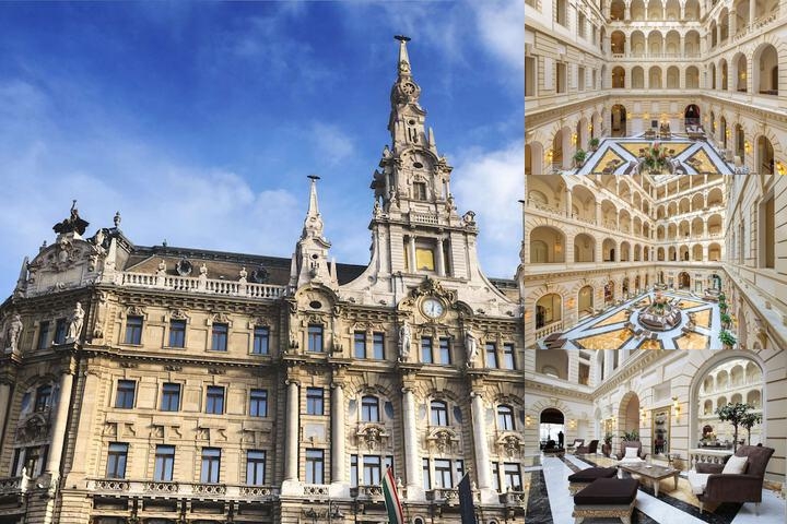 Anantara New York Palace Budapest photo collage
