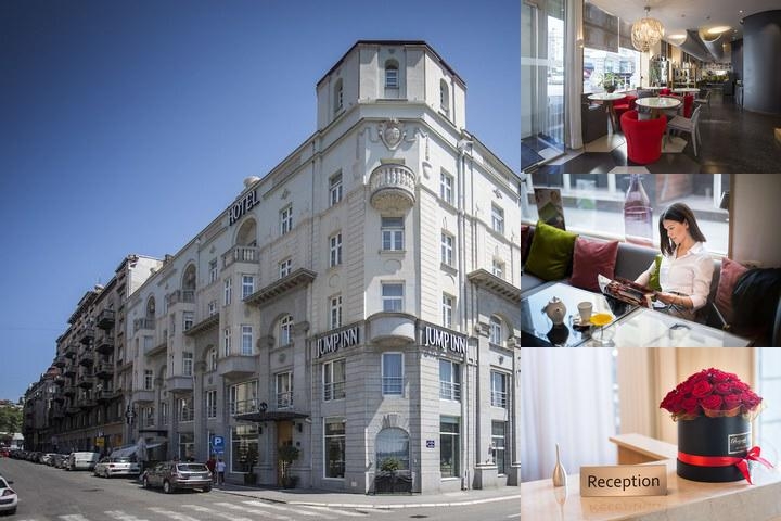 Jump INN Hotel Belgrade photo collage