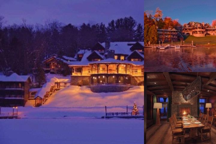 Lake Placid Lodge photo collage
