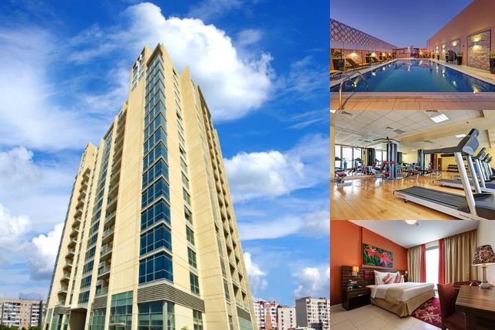Abidos Hotel Apartment, Dubailand photo collage