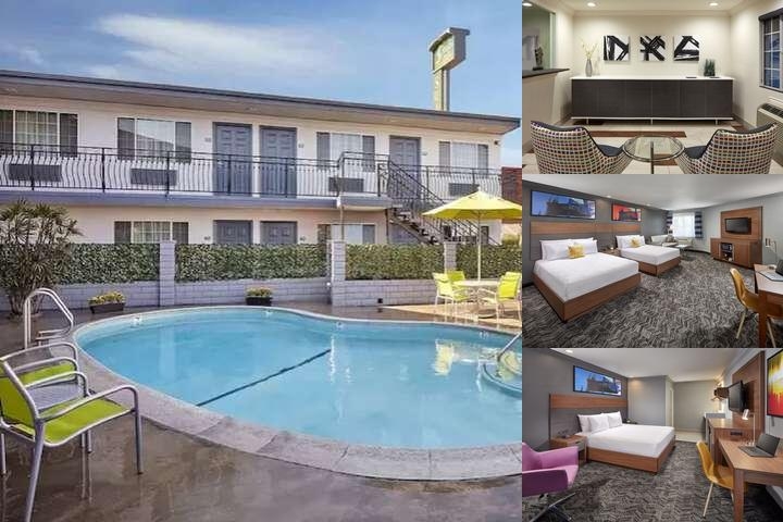 Studio Inn and Suites at Promenade Downey photo collage