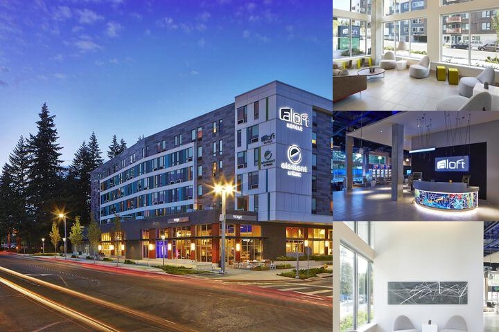 Aloft Seattle Redmond, a Marriott Hotel photo collage