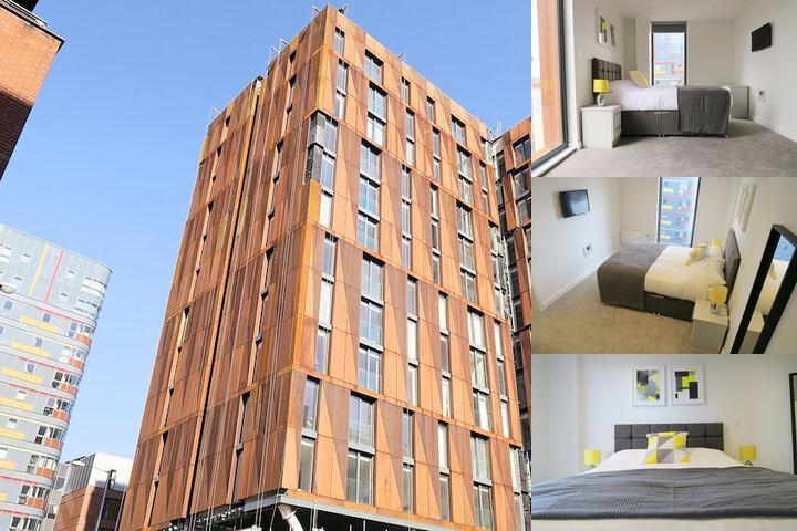 Quay Apartments Manchester photo collage