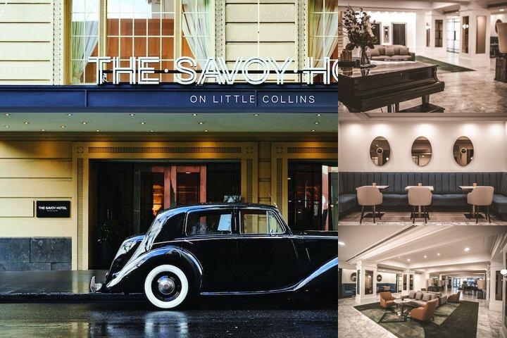 The Savoy Hotel on Little Collins Melbourne photo collage