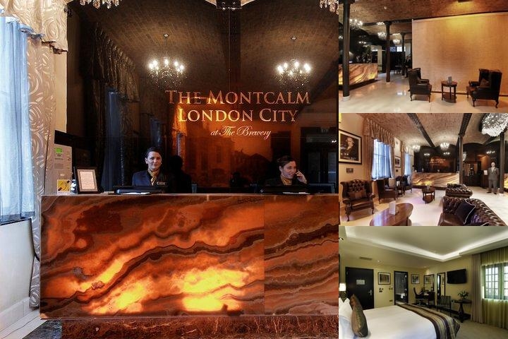 Montcalm Brewery, London City photo collage