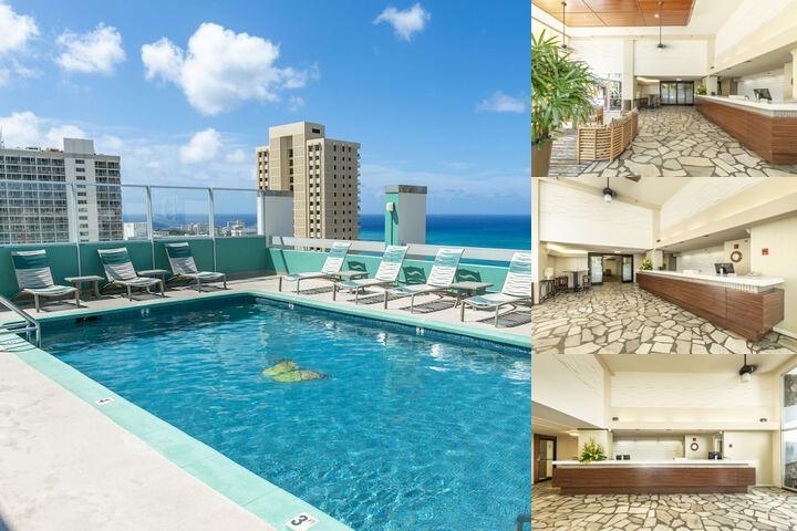 Pacific Monarch Hotel photo collage