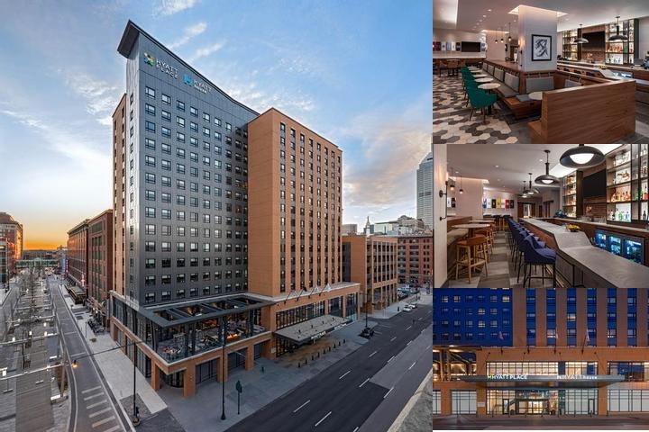 Hyatt Place & Hyatt House Indianapolis Downtown photo collage