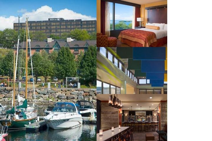 Hilton Burlington Lake Champlain photo collage