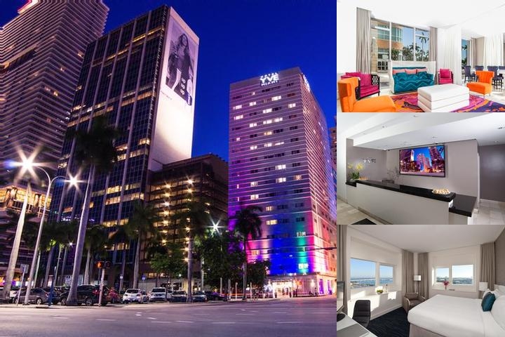Yve Hotel Miami photo collage