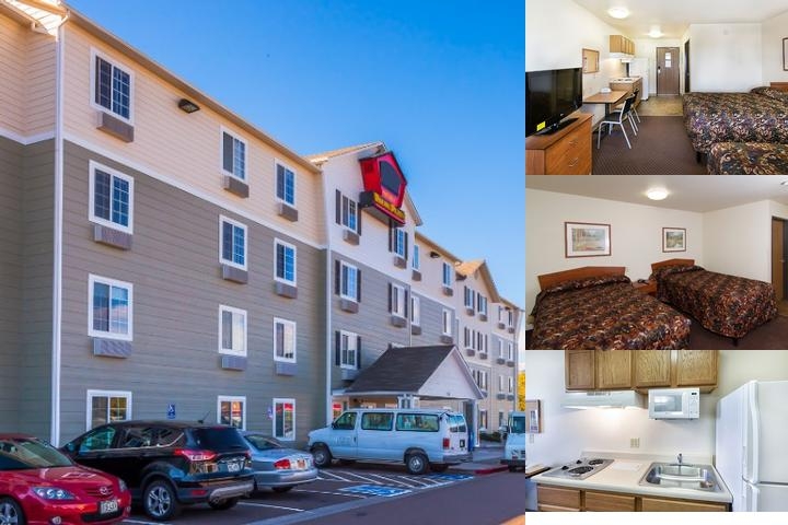 WoodSpring Suites Columbus Fort Moore photo collage