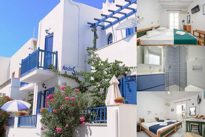 Nostos Studios at Saint George Beach Rooms Naxos Accommodations photo collage