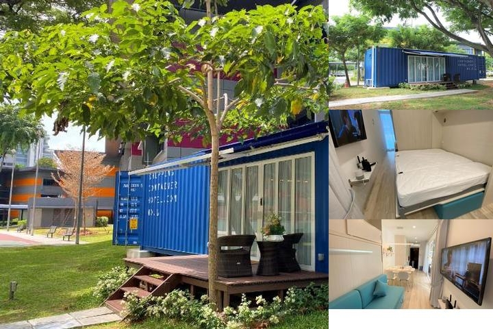 Shipping Container Hotel at One North photo collage