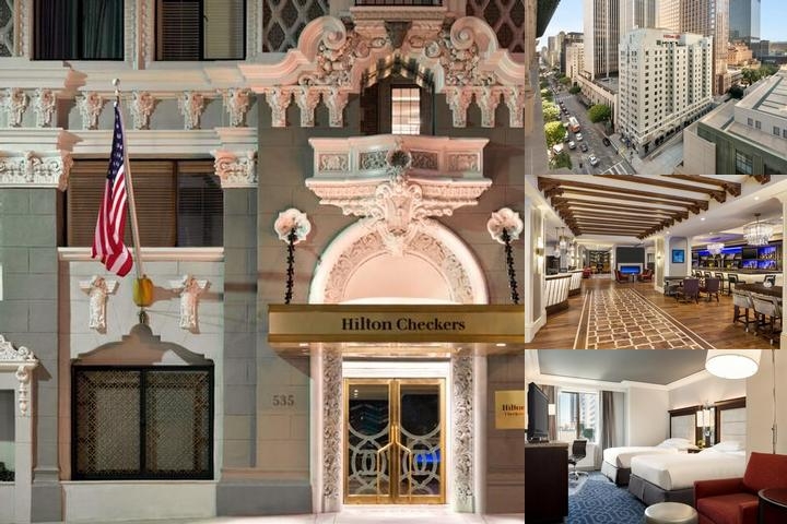 Hilton Checkers Los Angeles photo collage
