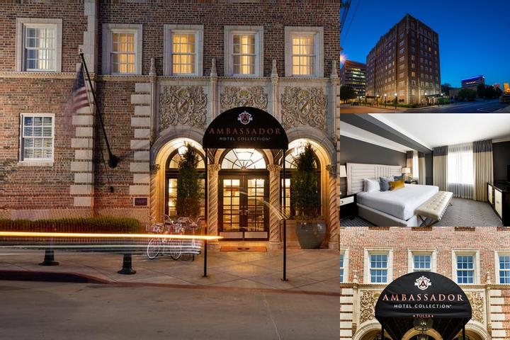 Tulsa Ambassador Hotel photo collage