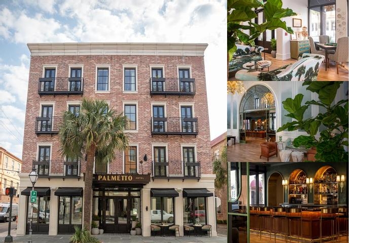 The Palmetto Hotel Charleston photo collage