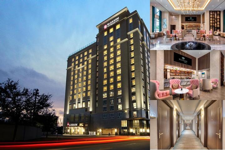Blossom Hotel Houston photo collage