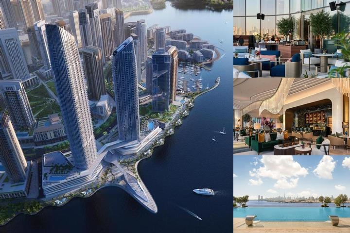 Address Dubai Creek Harbor photo collage